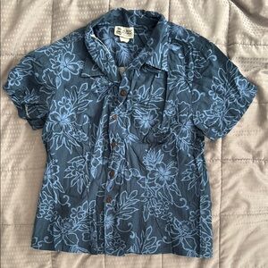 Aloha Republic Floral Button-Up Shirt